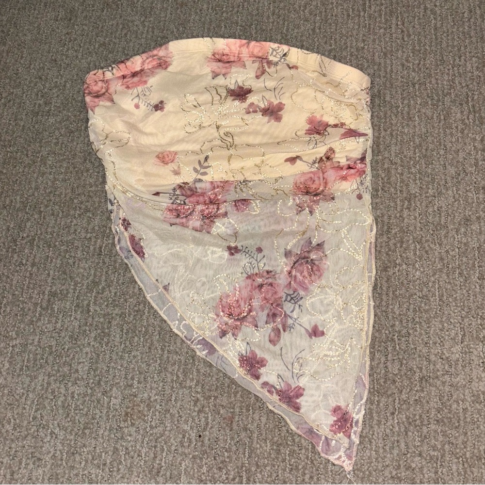 Floral Lace Women's Tube Top